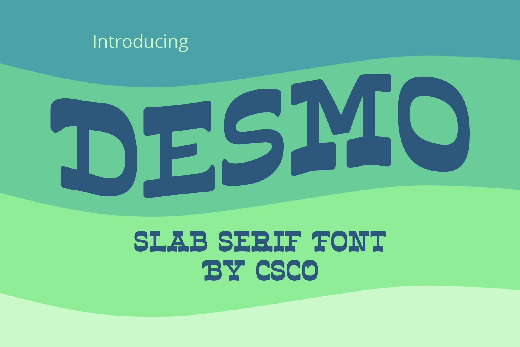 CS Desmon - Reverse Contrast Font