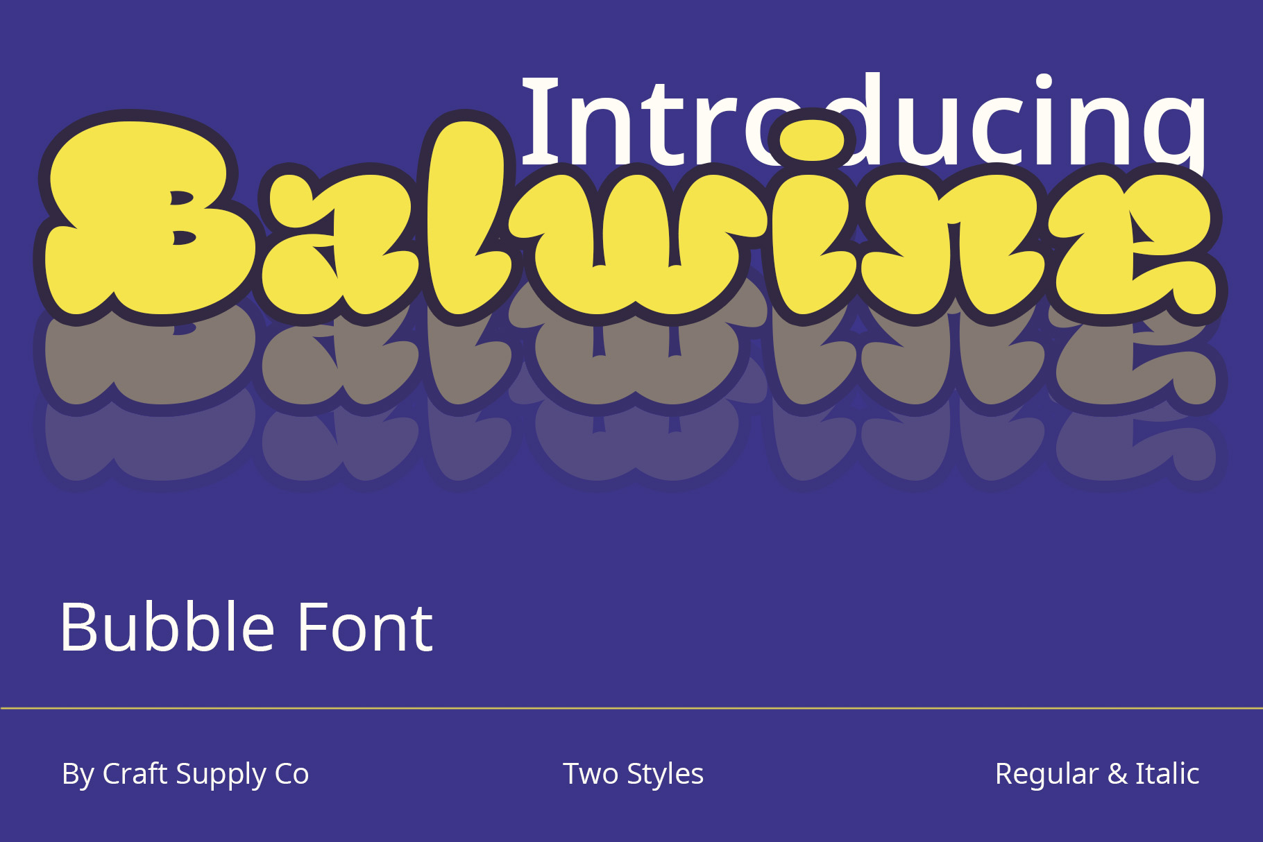 CS Mikey - Bubble Font