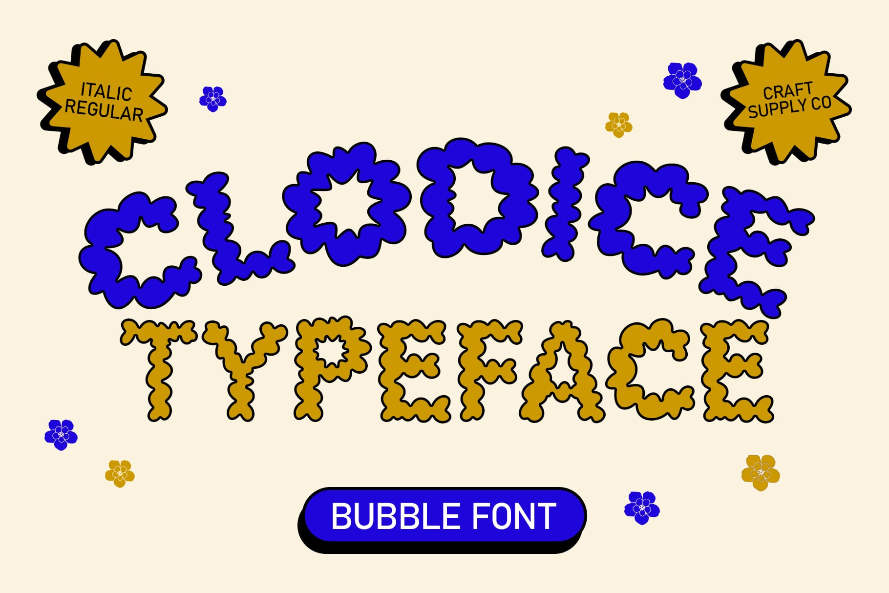 Peacy - Psychedelic Font