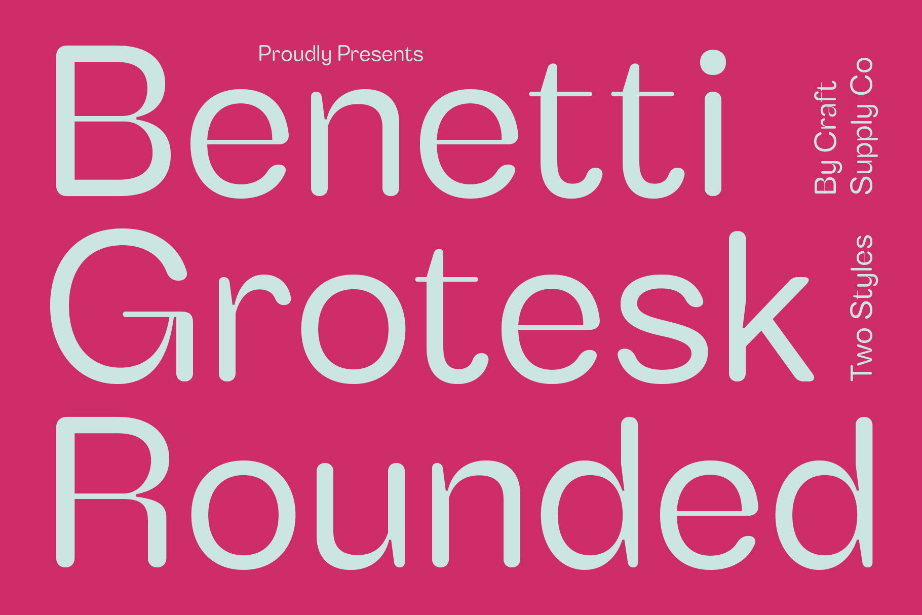Benetti Grotesk Blur