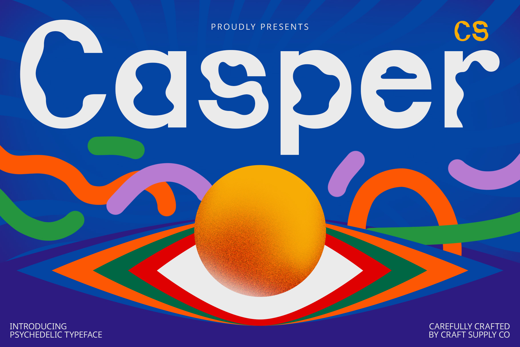 CS Rampage - Psychedelic Font