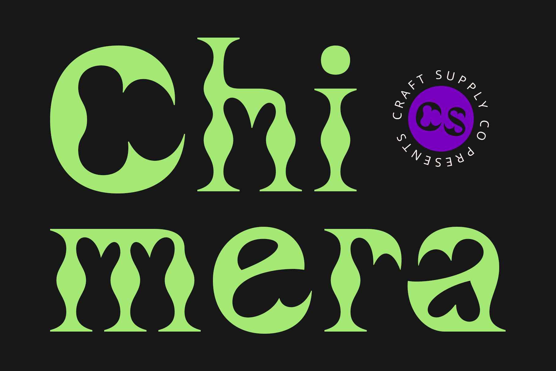 CS Rampage - Psychedelic Font