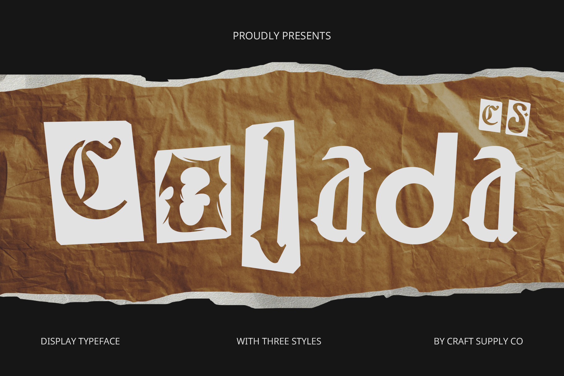 CS Flosie - Collage Font
