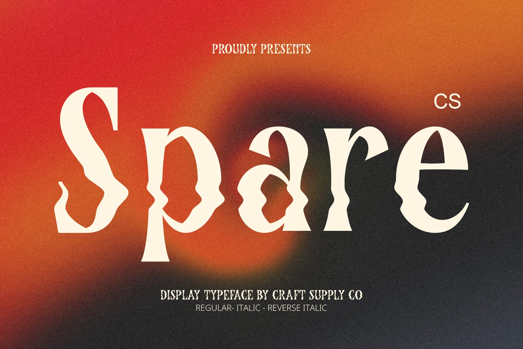 CS Rampage - Psychedelic Font