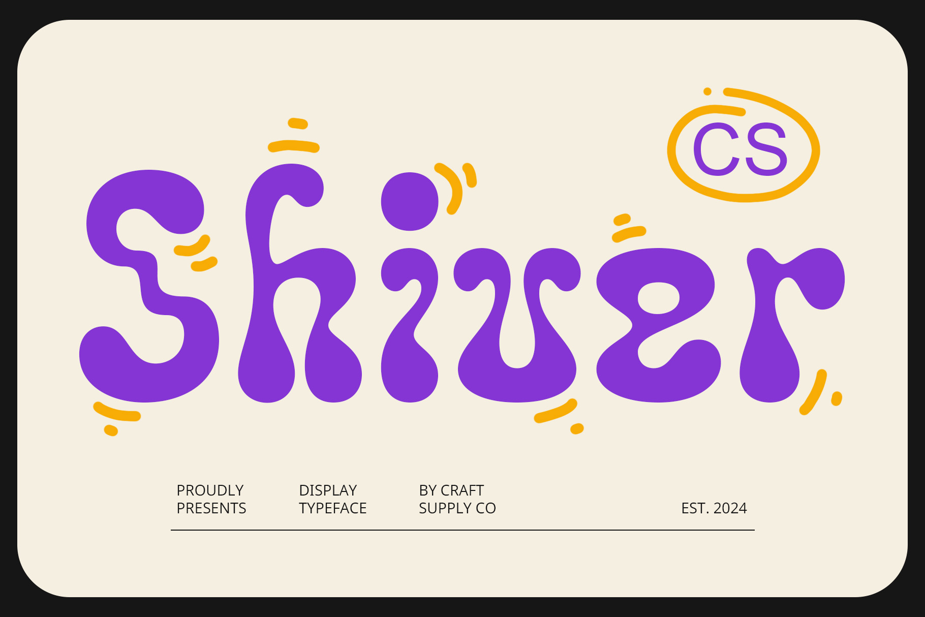 CS Rampage - Psychedelic Font
