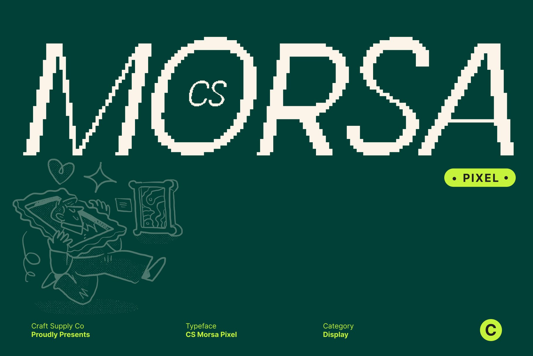 CS Degita - Pixel Font