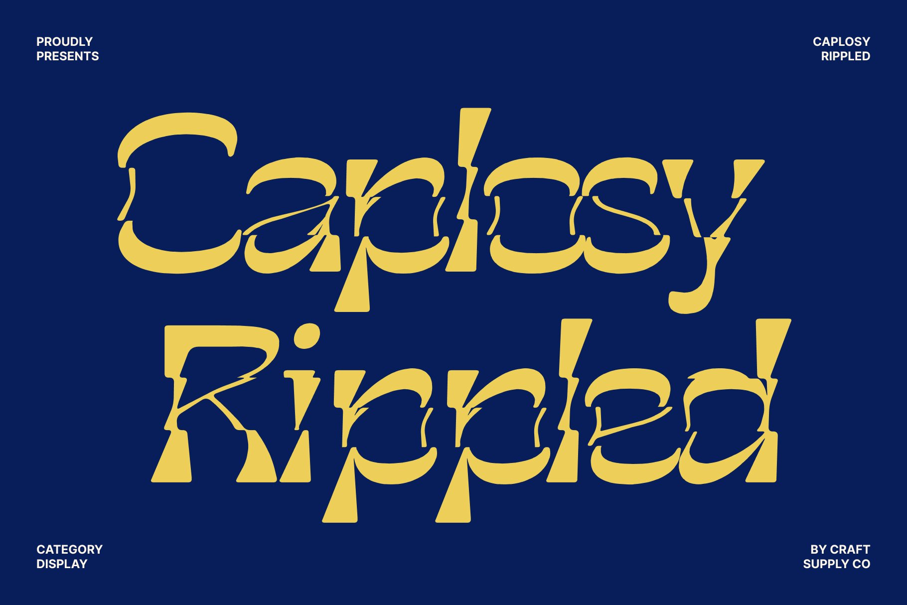 Genida - Display Typeface