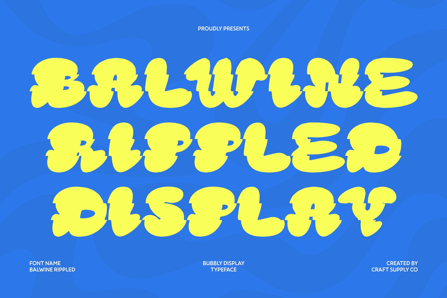 CS Rampage - Psychedelic Font