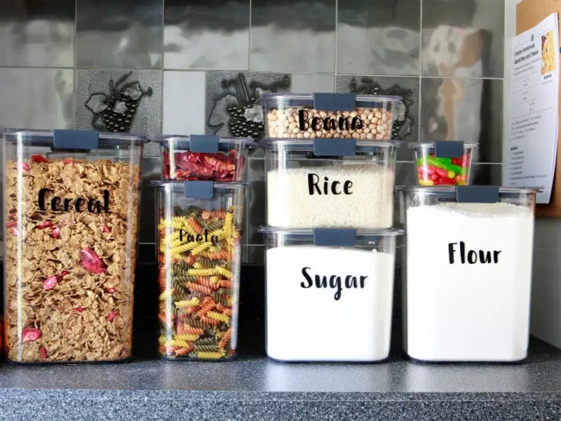 diy pantry labels with cricut craftwhack