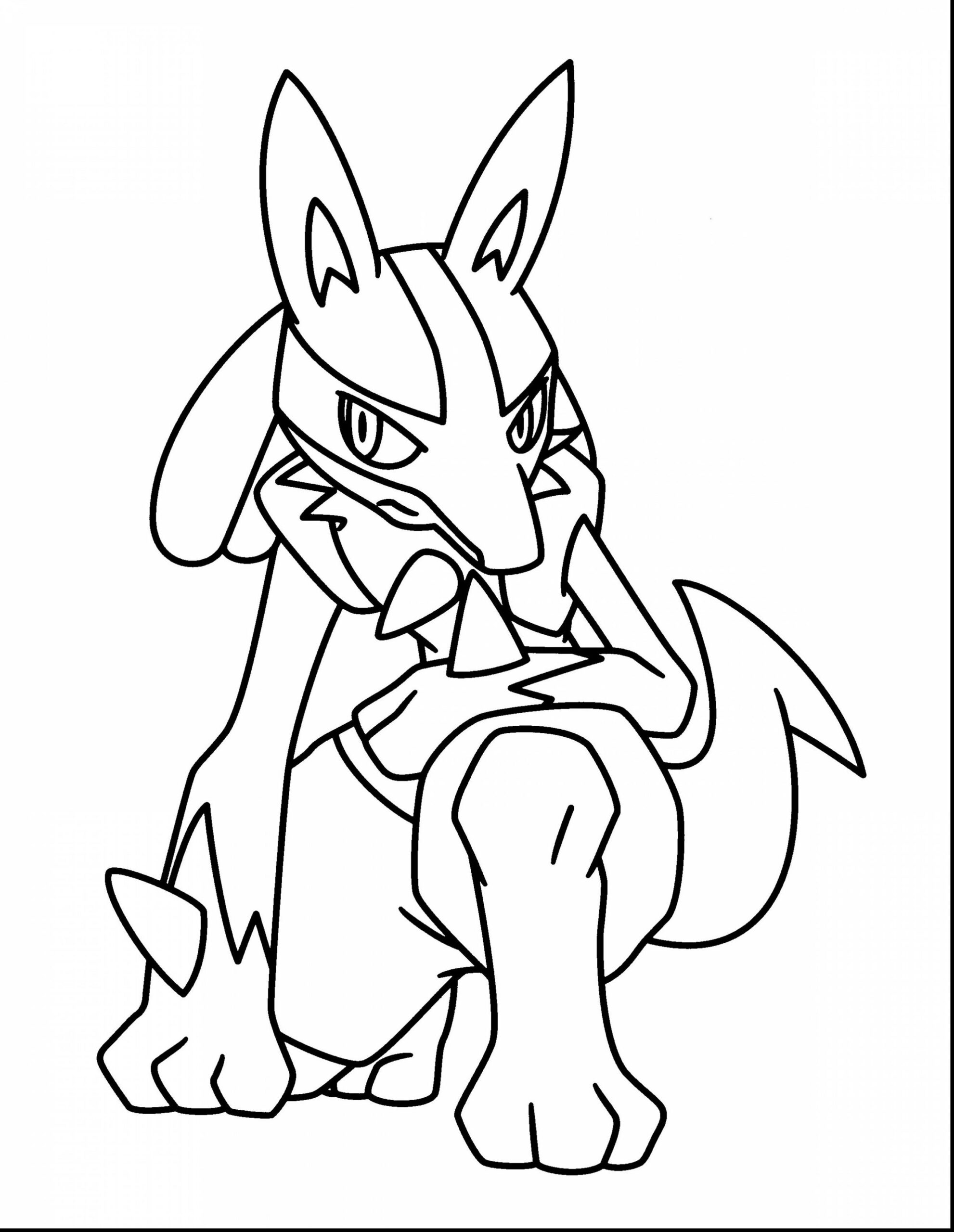 9 creative lucario coloring pages for pokemon fans
