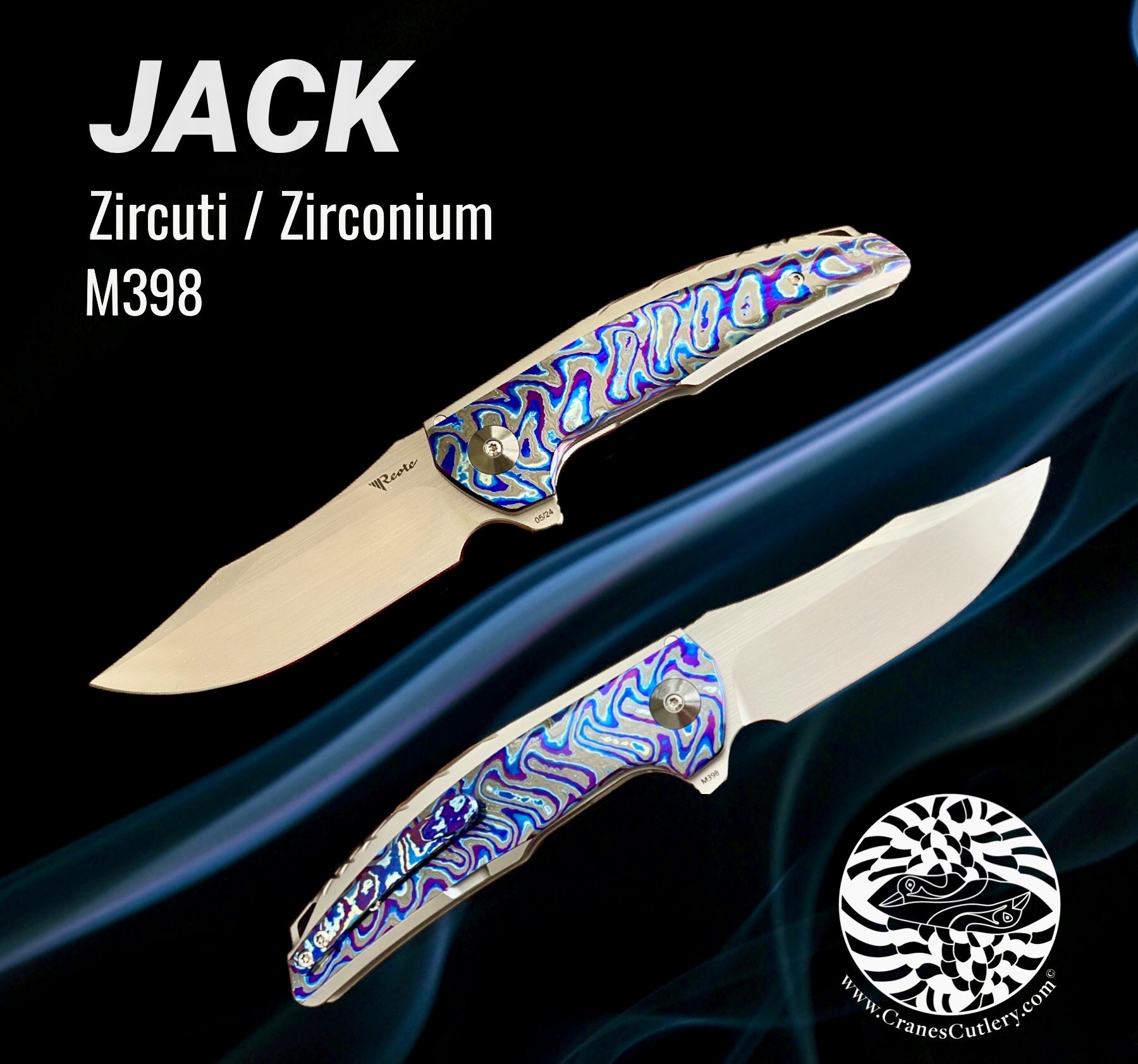 Unity Re clair リキッド　【3個セット販売】 JACK 1.5 Integral with Zircuti inlay, Zirconium pivot, Mokuti