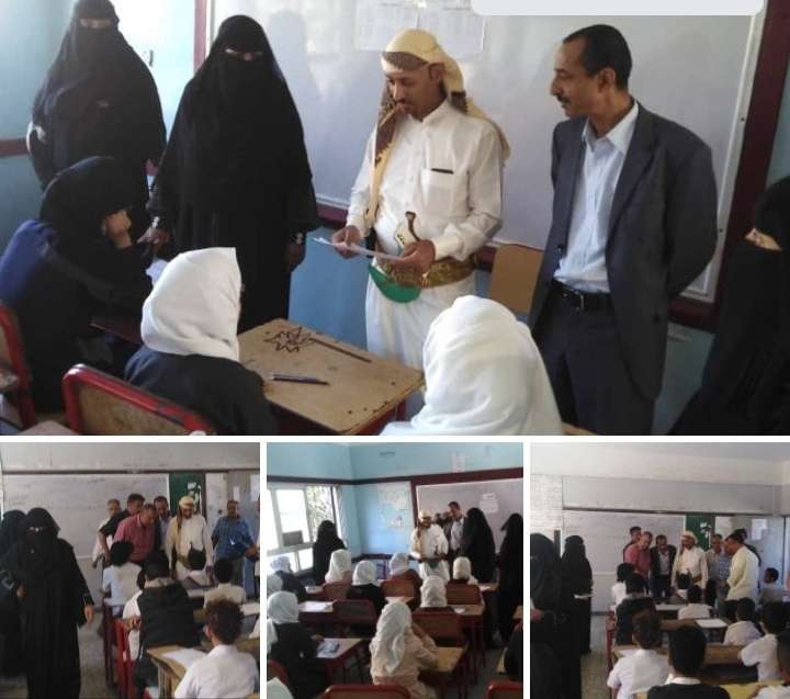 تعز.. مدير عام &laquo;القاهرة&raquo; يتفقد سير الامتحانات النصفية في عدد من مدارس &laquo;المديرية&raquo;