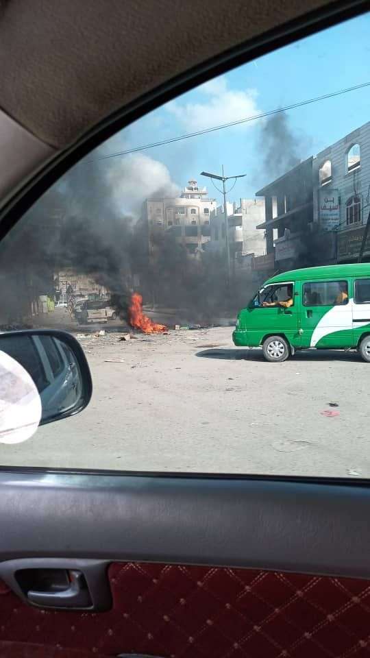 احتجاجات غاضبة في الشيخ عثمان(صورة)