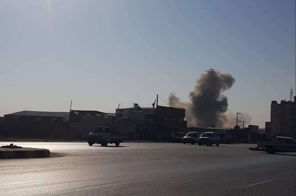 شاهد.. صور أولية لاستهداف الحوثيين مدينة مأرب بصاروخ باليستي