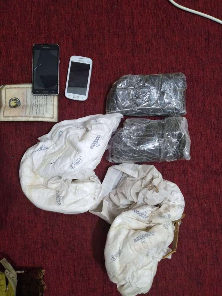 نقطة حسان تضبط اثنين كيلو من الحشيش المخدر