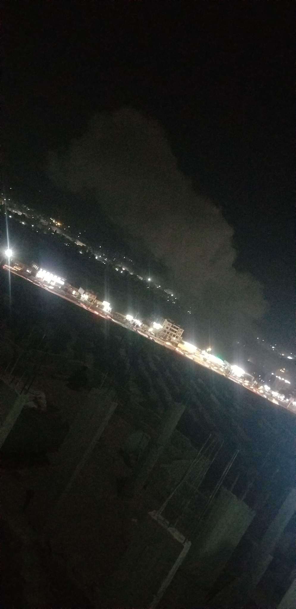 عاجل : شاهد الصورة الأولى لإستهداف طيران التحالف العاصمة صنعاء