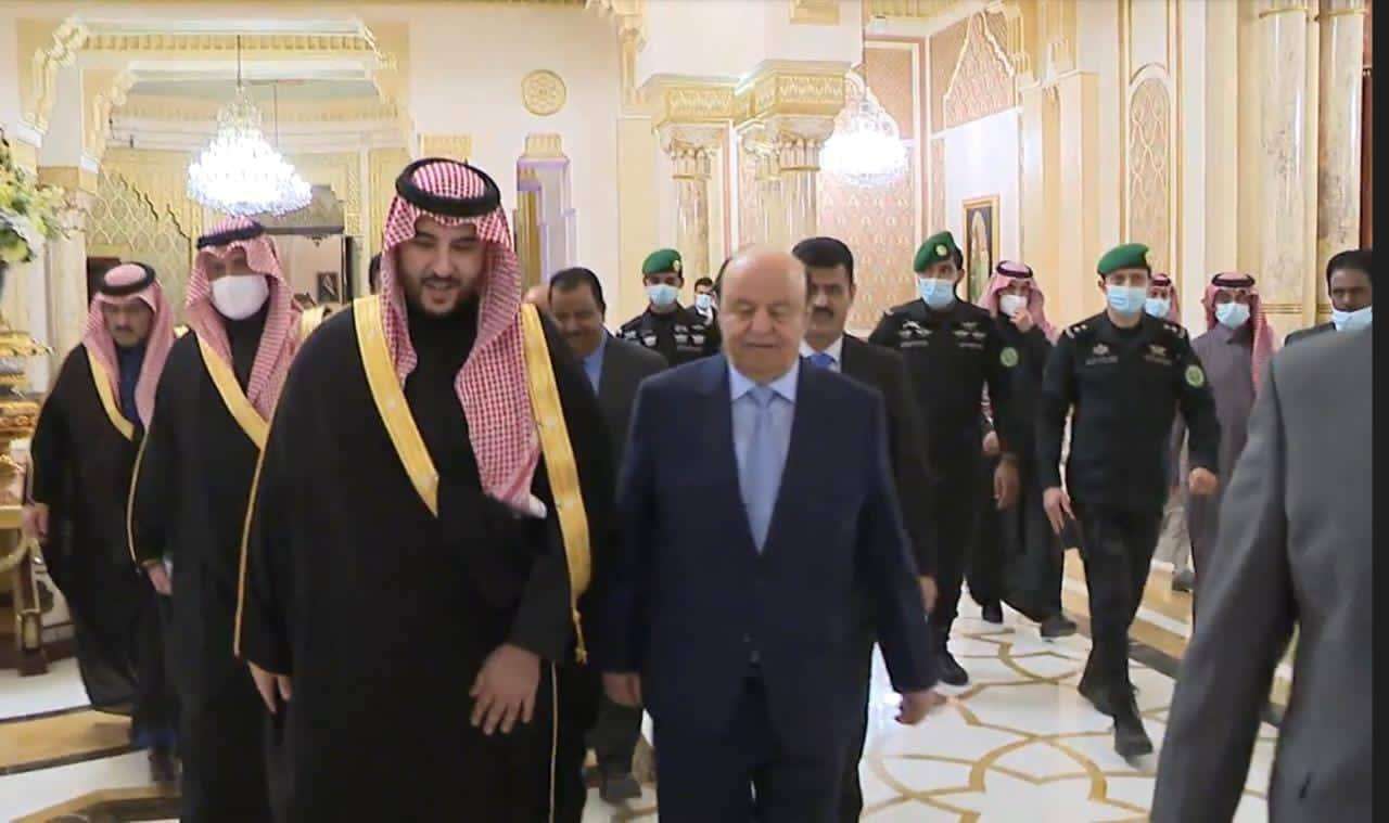 الرئيس هادي وبن سلمان يضعون اللمسات الأخيرة للوديعة السعودية بعدن