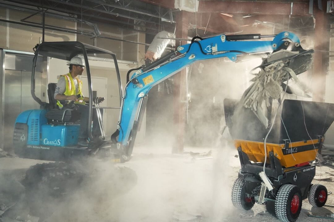 Shop the CMX18 Electric Mini Excavator from Cratos