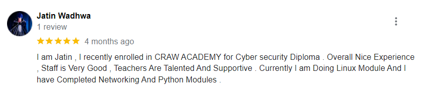 image of the Craw Linux Training Course Review