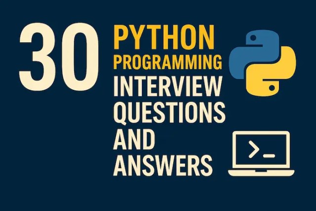 Learn About python programming interview questions and answers