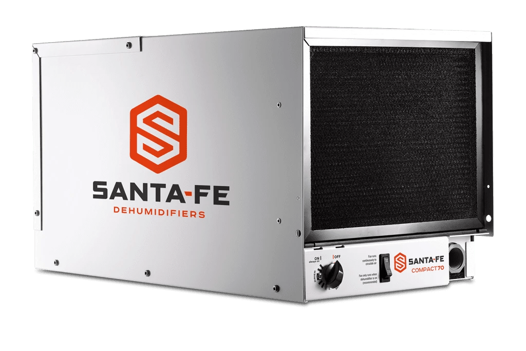 Santa Fe Compact70 crawl-space dehumidifier