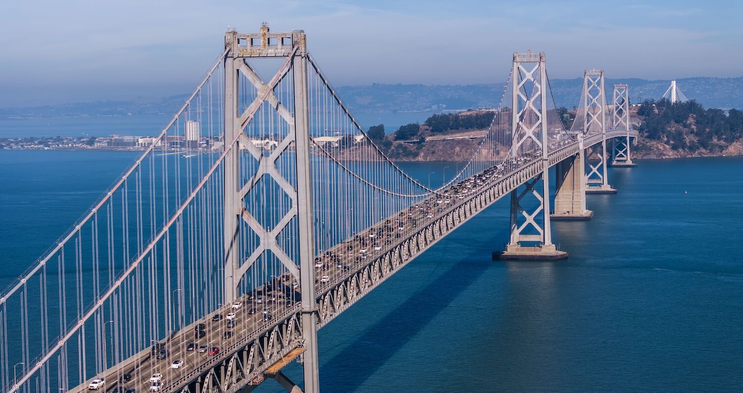 San Francisco Bay Bridge CrawlSF Bay Bridge In San Francisco 
