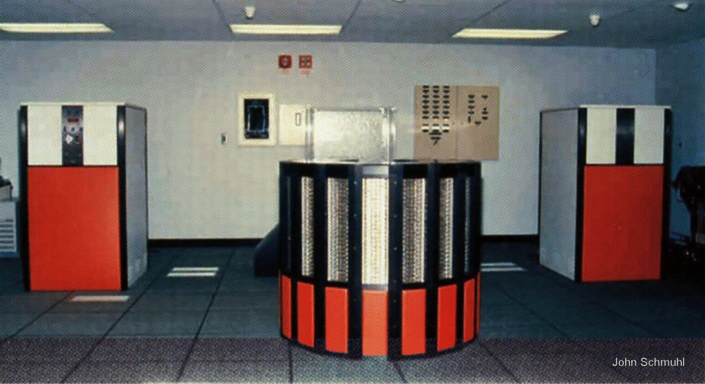 Cray-2 Supercomputer in Red