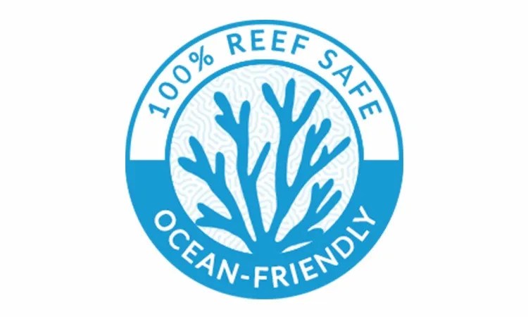 Reef Safe sunscreen stamp