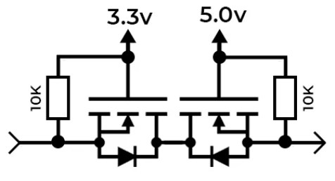 Преобразователи логики. Тест. STM32 Open Drain.