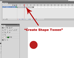 How To Create A Shape Tween In Flash Tutorial Free Flash Tutorials Create With Flash - Best Dark Patterns in 8K