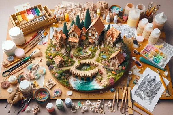 Miniaturas para Espaços Pequenos com Cenários de Aventuras Mágicas