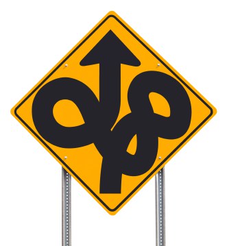 Chaos Traffic Sign Isolated