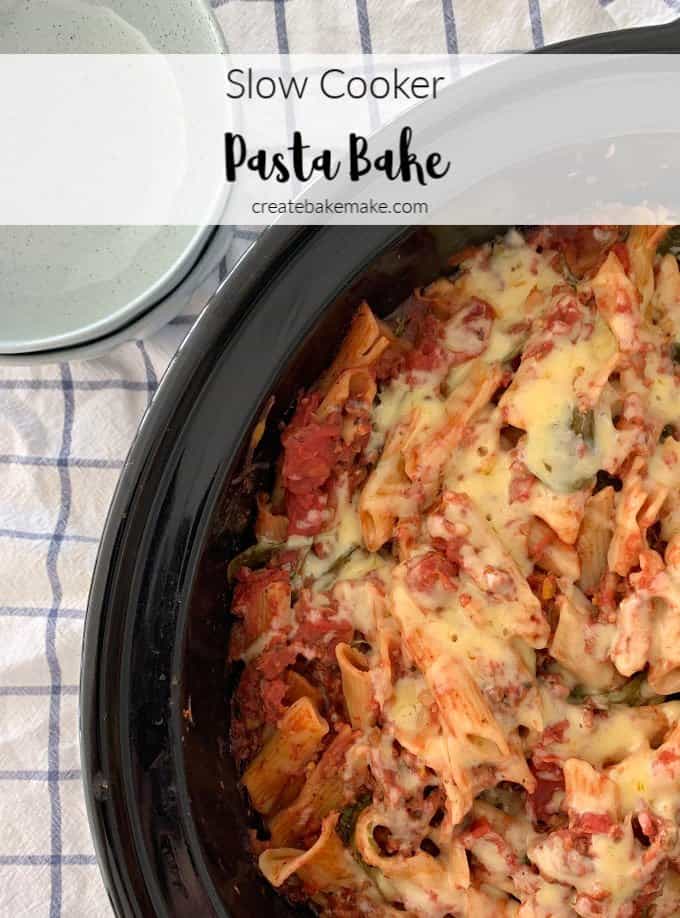 slow cooker pasta bake - create bake make on multi cooker recipes australia