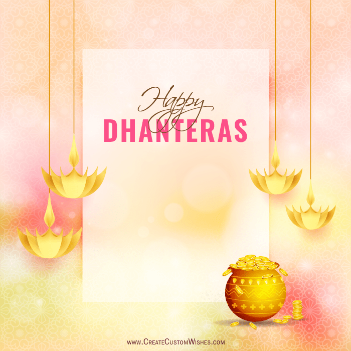 photo Dhanteras Wishes latest dhanteras wishes image with name