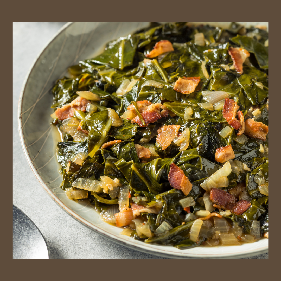 Thanksgiving menu
collard greens