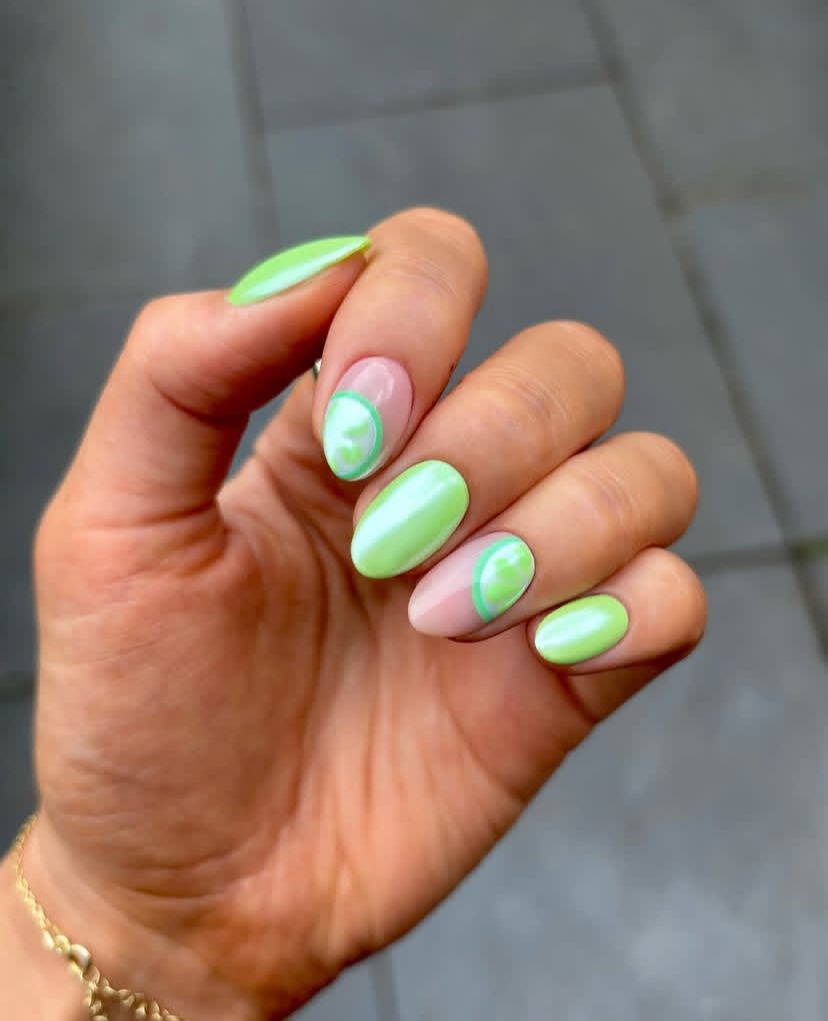 unique spring nail design