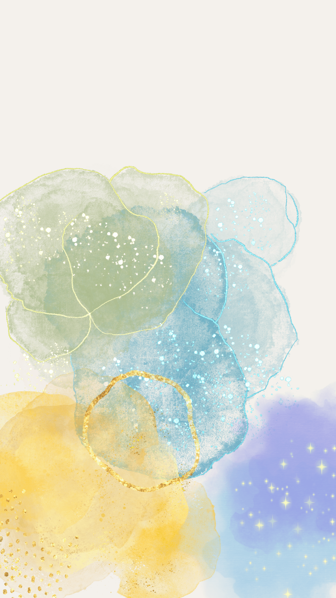 Sparkling Light Spring Phone Wallpaper