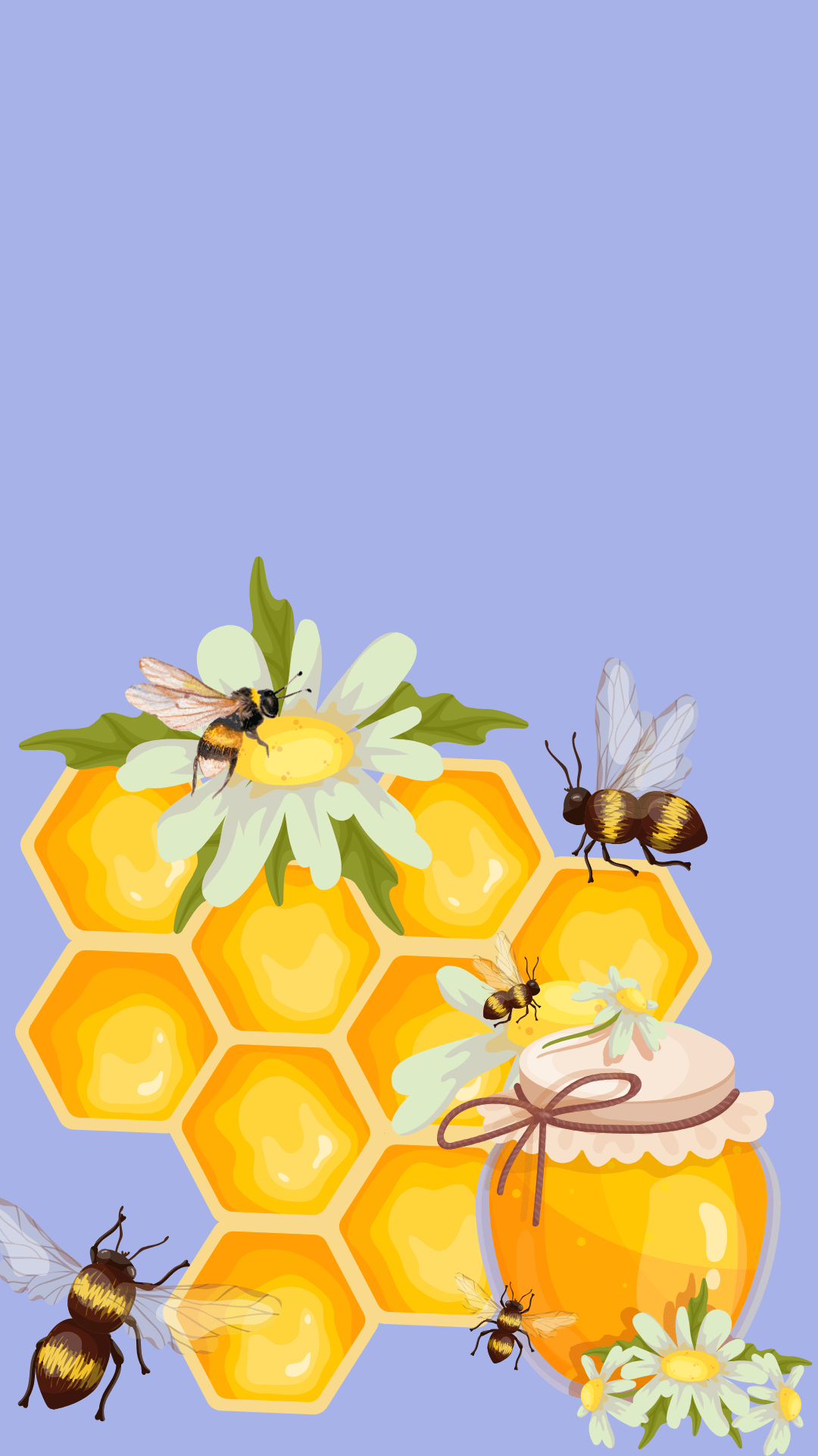 Buzzing Spring Phone Wallpaper