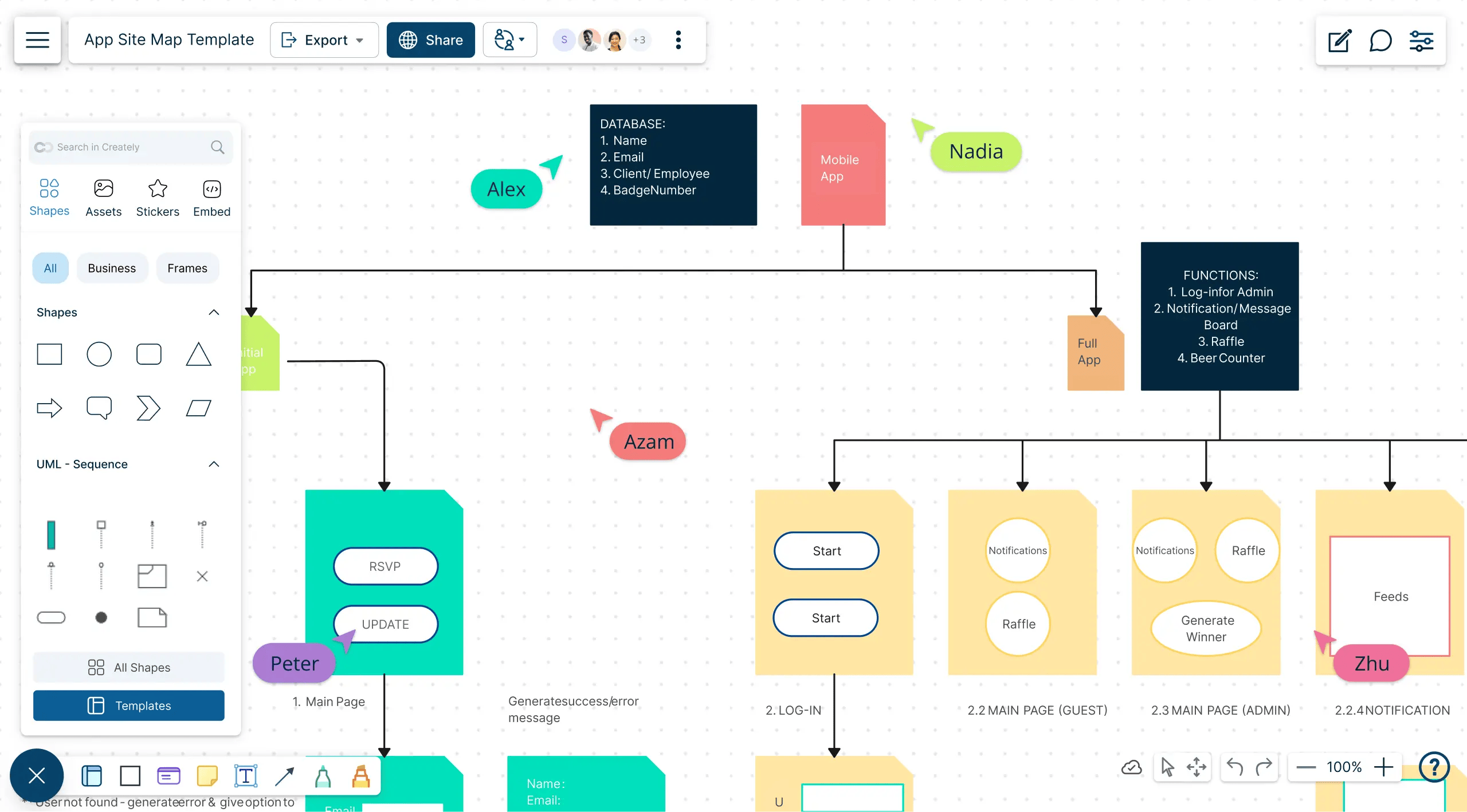 Site Map Maker Free Site Map Creator Creately Site Map 2.webp
