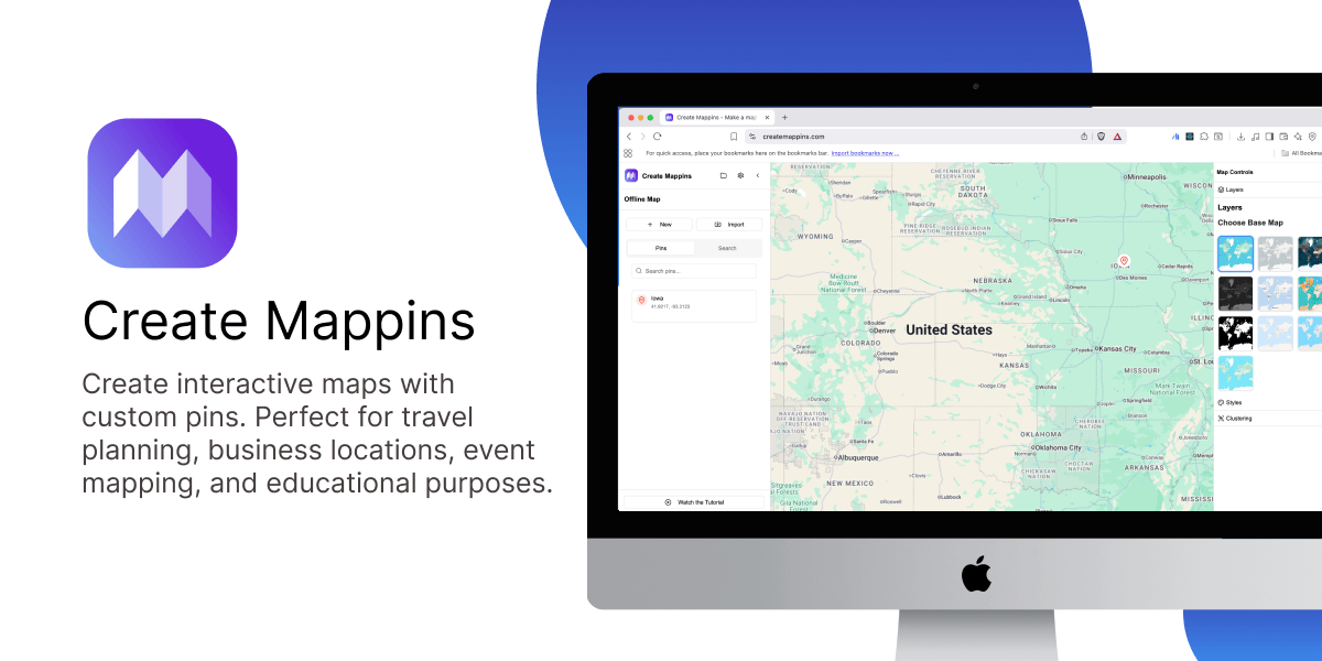 Create Mappins Make A Map With Pins Opengraph Image 