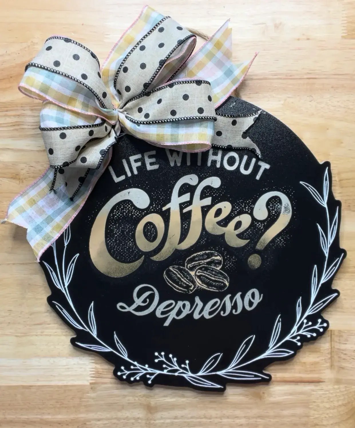 Depresso Coffee Sign