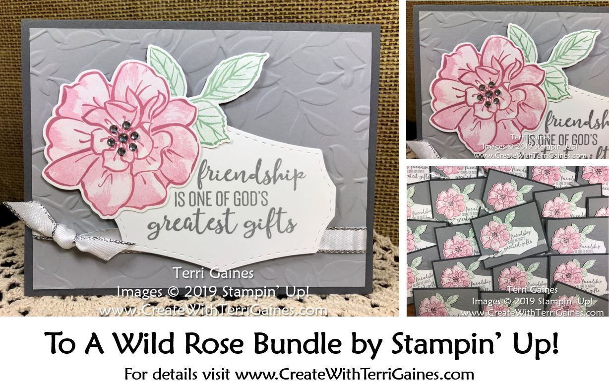To a Wild Rose Swap Cards - Create With Terri Gaines