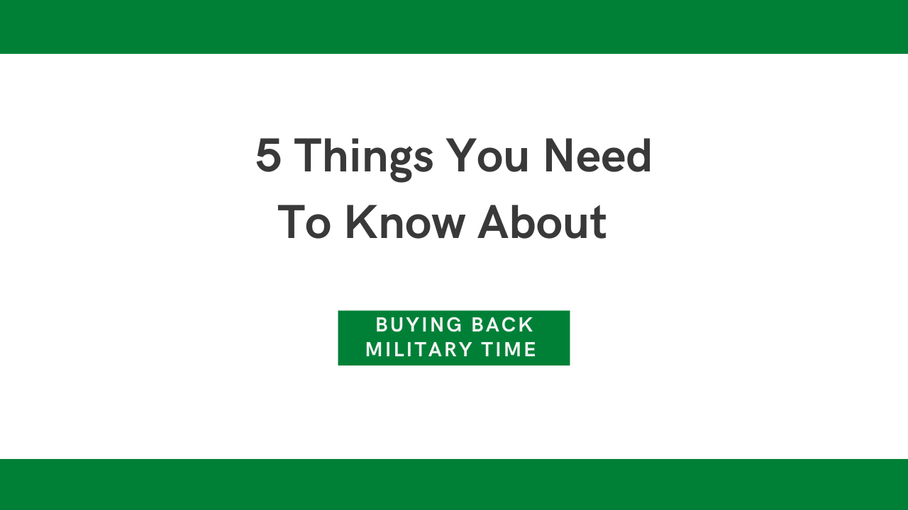 Buying Back Military Time