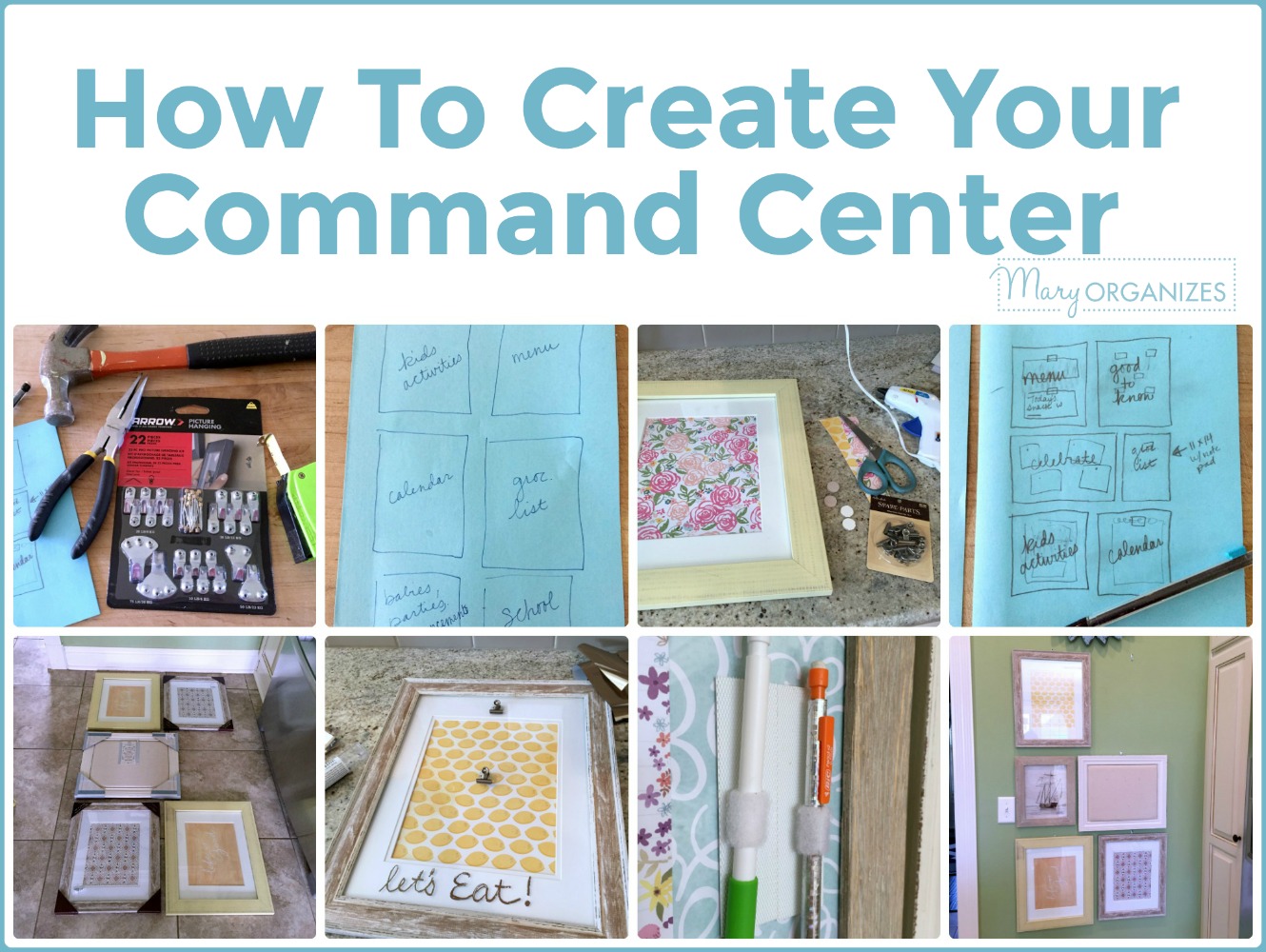 How To Create Your Command Center -h | creatingmaryshome.com