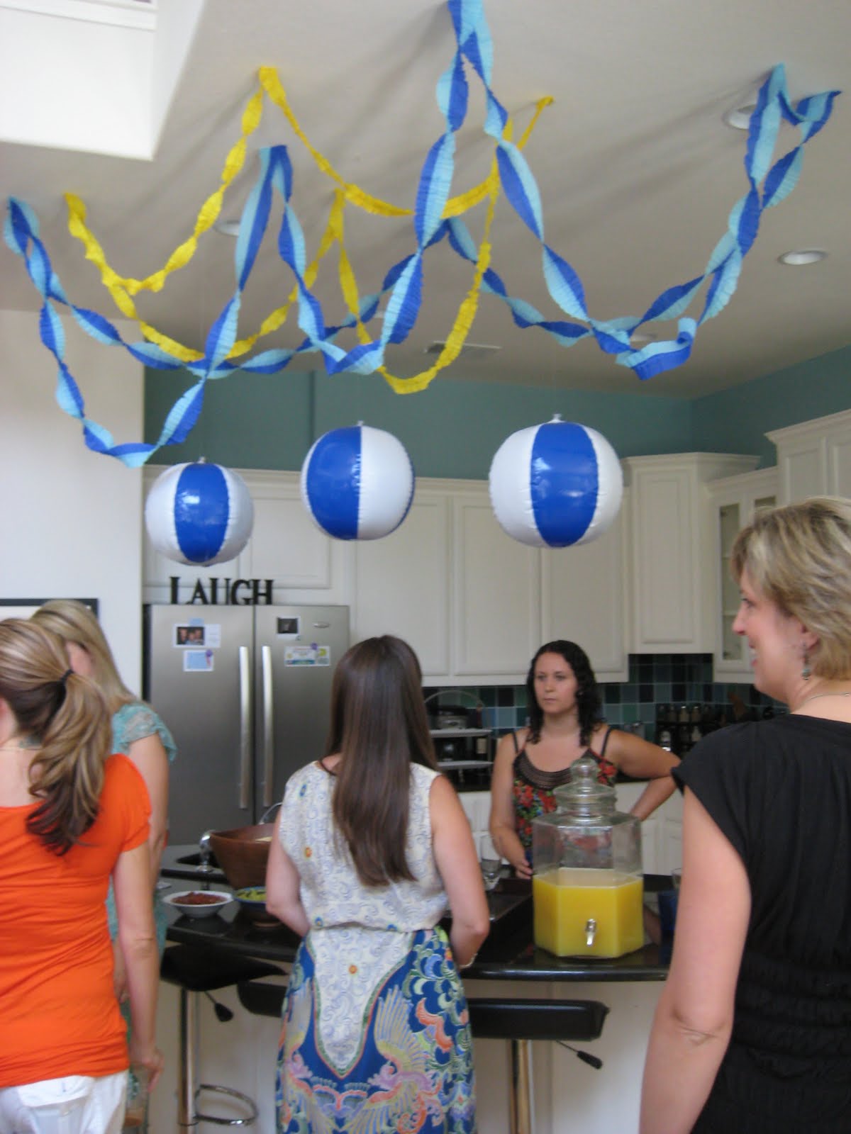 Interior walls and ceilings are your home's canvases. Baby Shower: Ruffled Crepe Paper Party Streamers - C.R.A.F.T.