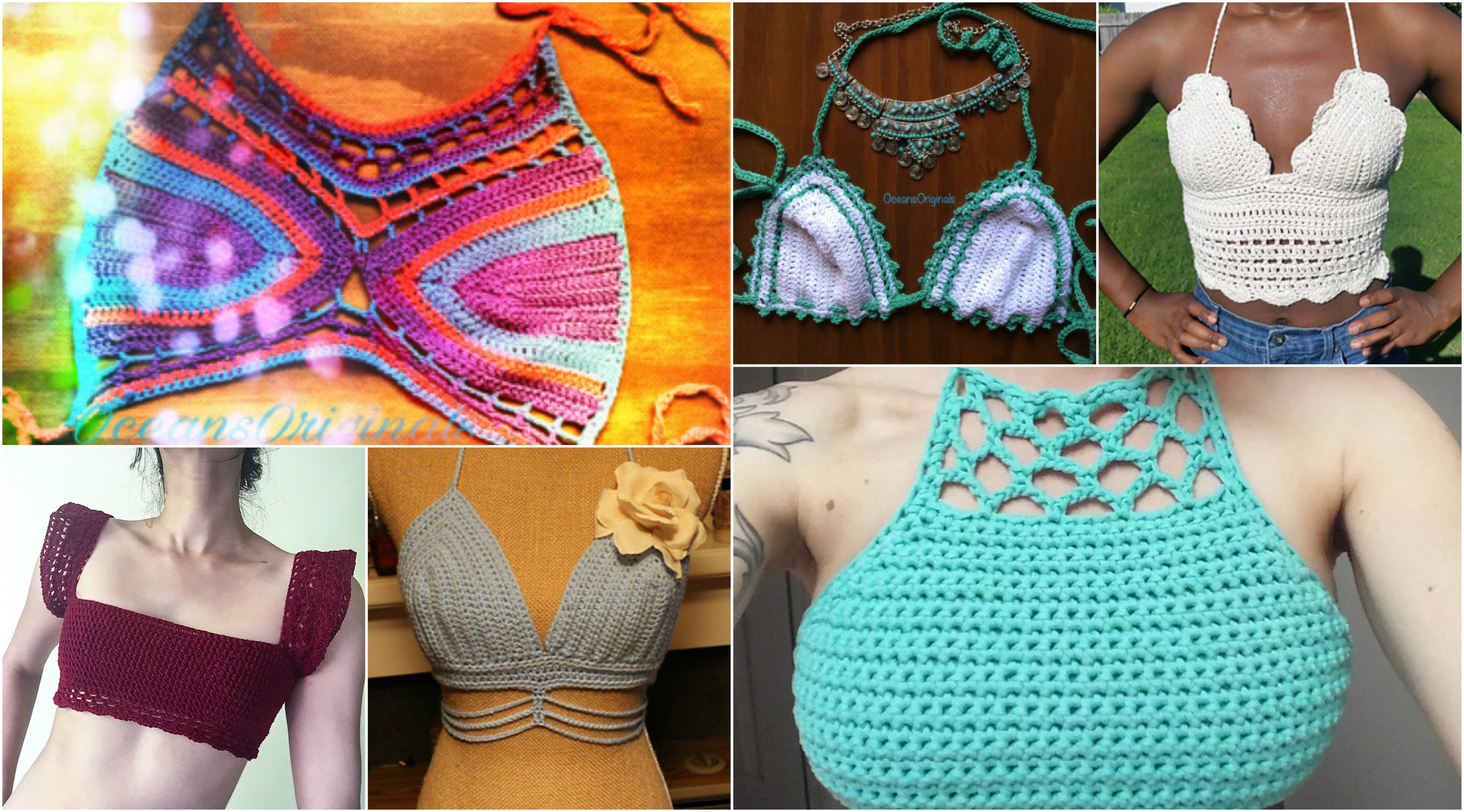 crochet swimsuit top