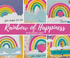 Rainbow of Happiness Card Class