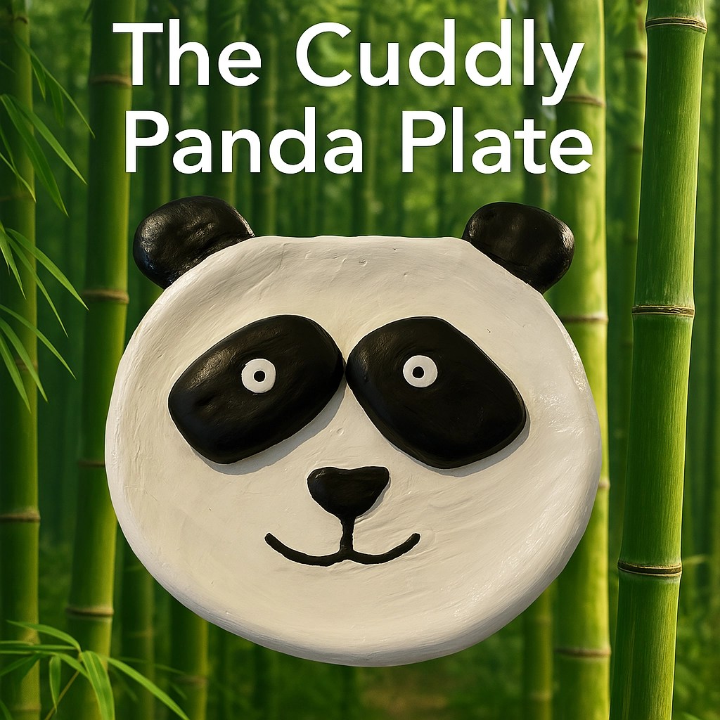 The Cuddly Panda Plate (12 in a kit)