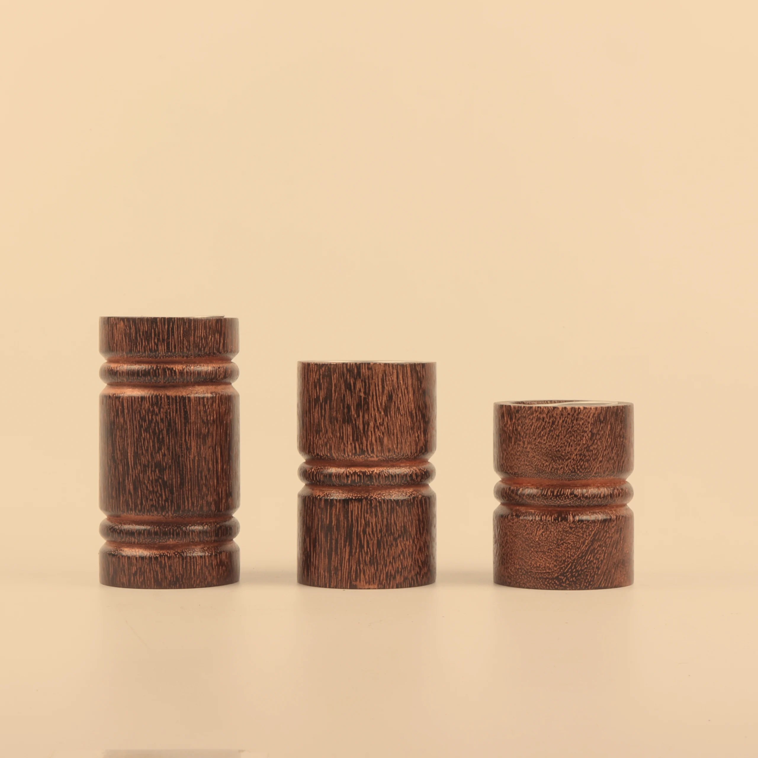 wooden tea light candle holder