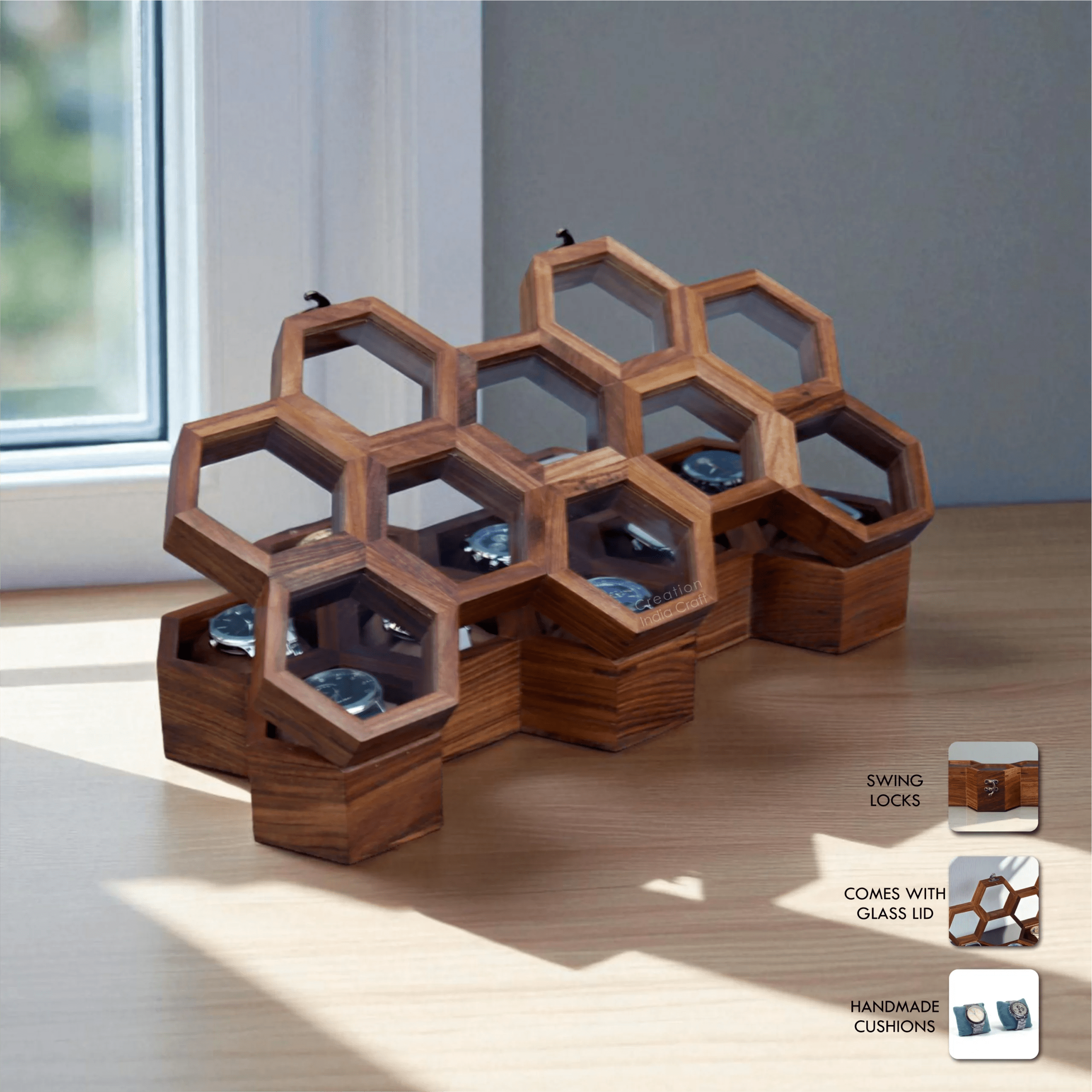 timepiece display case